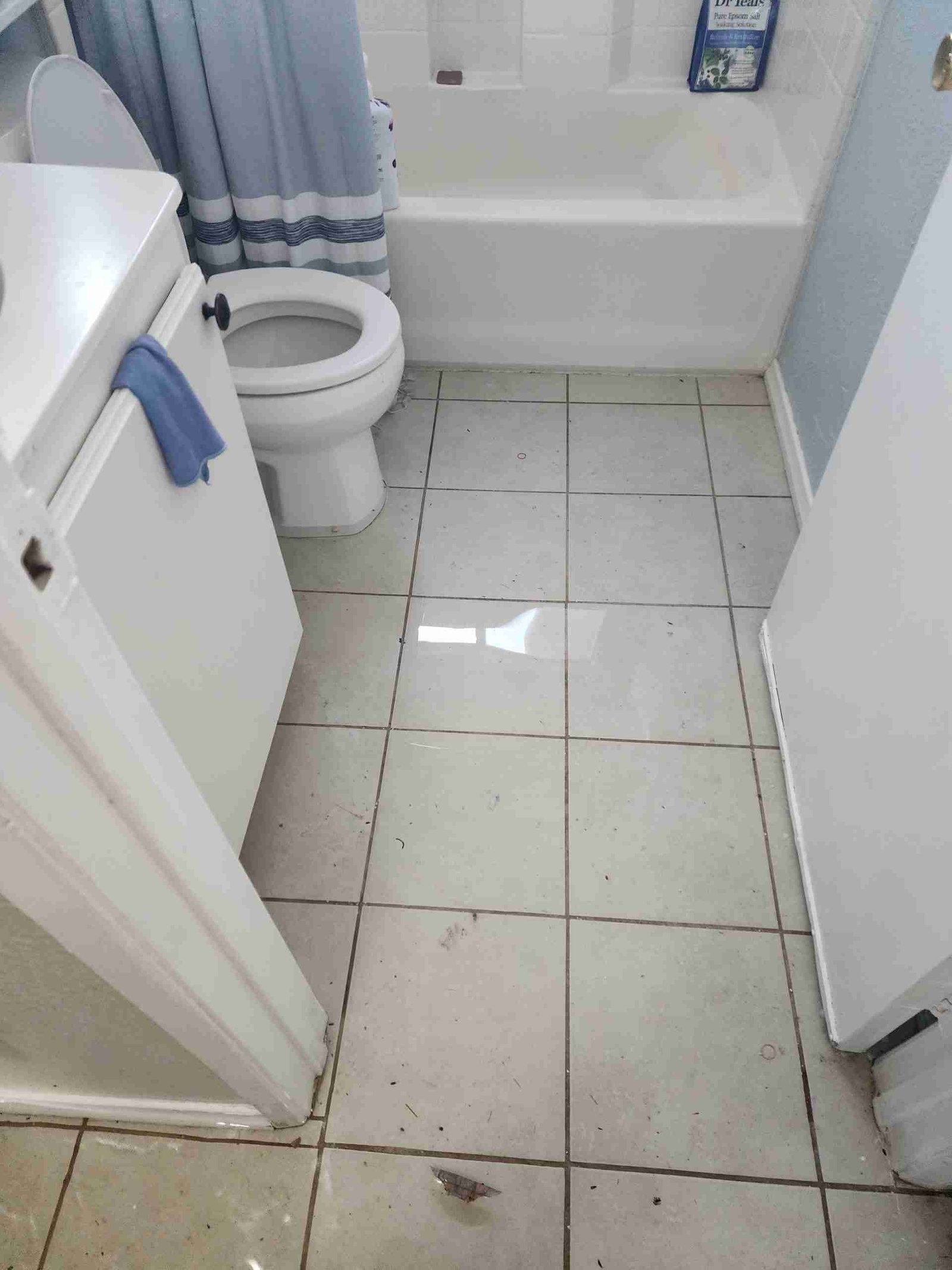 Water damage restoration work by Rapid Response Flood Restoration