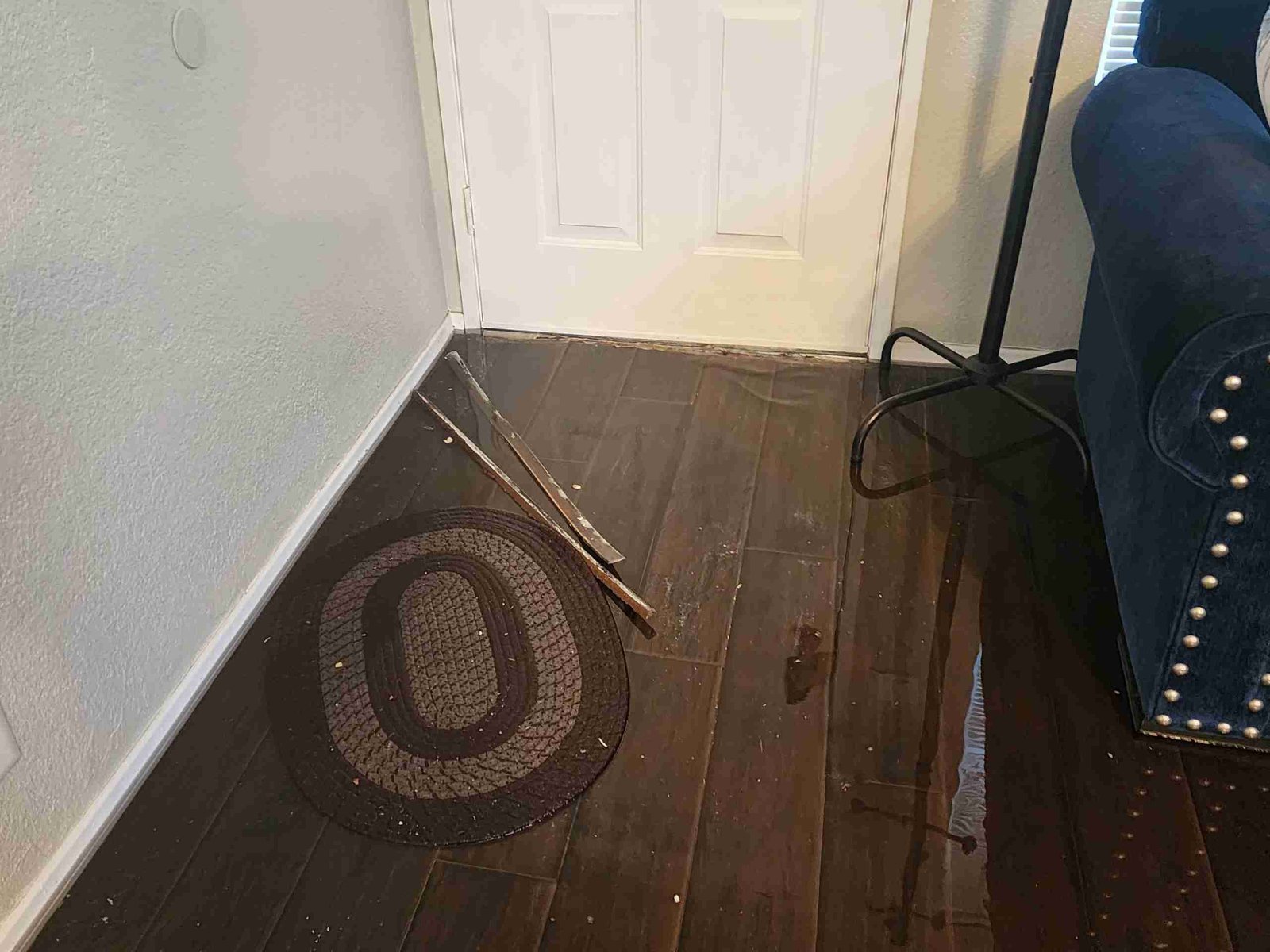 Restoration work for damaged property near Adelanto California