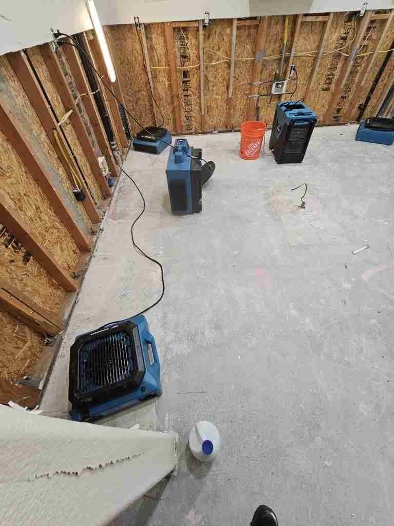 Professional Rapid Response property restoration project