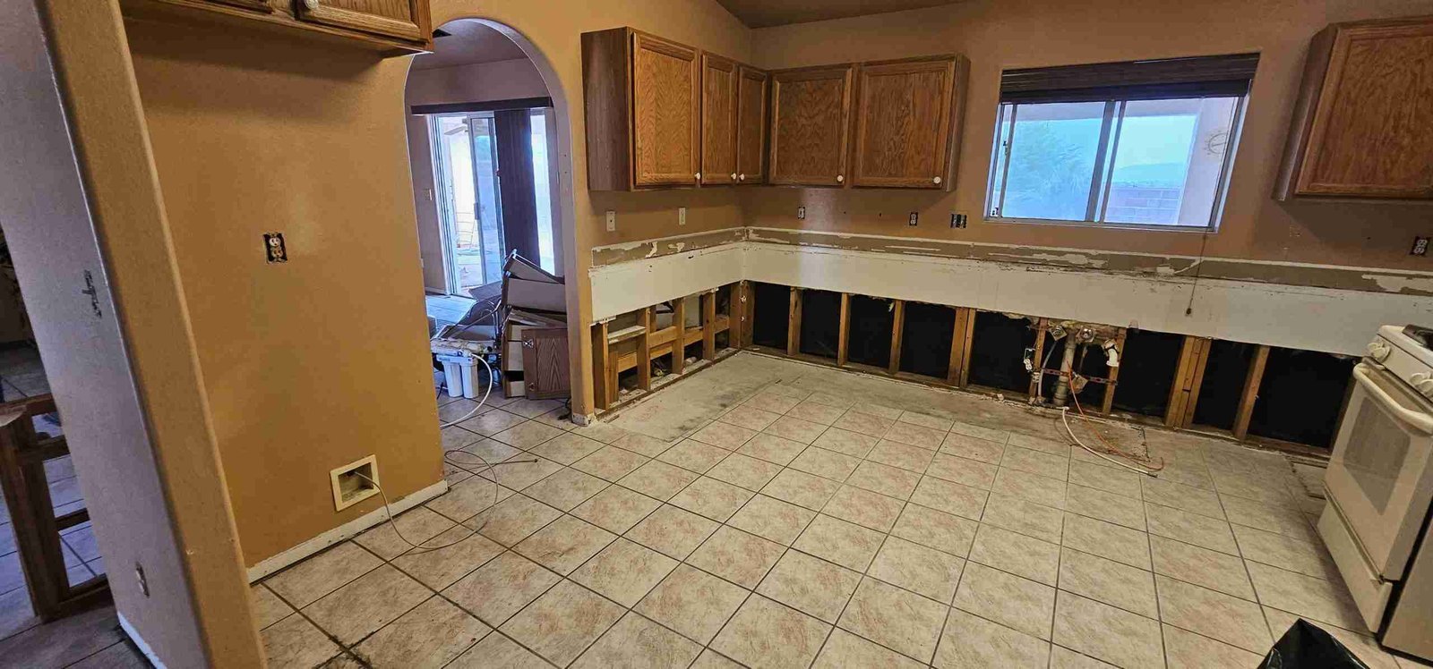 Property damage restoration project in Southern California's High Desert